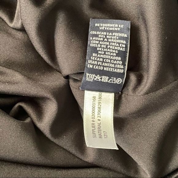 American Living - Flutter sleeve black dress, women’s size 4, black & white - Picture 12 of 14